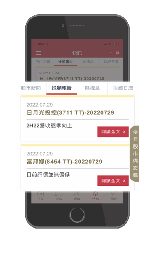投顧研究報告